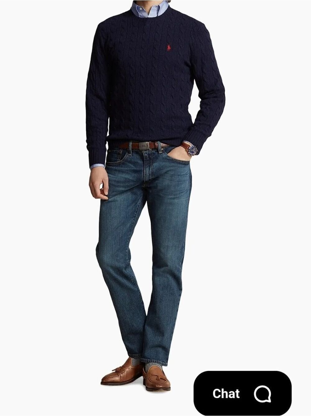 Ralph Lauren Varick Slim Straight Mens Jeans 32x32 $129usd